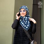 روسری قواره کوچک ماشین دوز