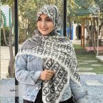 روسری نخ پنبه چنل - Image 3