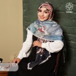 روسری نخ پنبه ماهی - Image 5