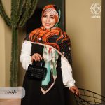 روسری نخ پنبه ماهی - Image 4