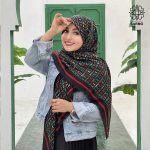 روسری نخ پنبه طرح H