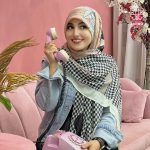 روسری نخ پنبه گل پیچی منگوله دار - Image 2