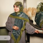 روسری نخ پنبه ارکیده - Image 4