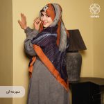 روسری نخ پنبه ارکیده - Image 2