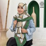 روسری نخ پنبه مشبک