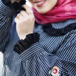 عبا گلدار مشکی - Image 3