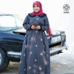 عبا گلدار مشکی - Image 6