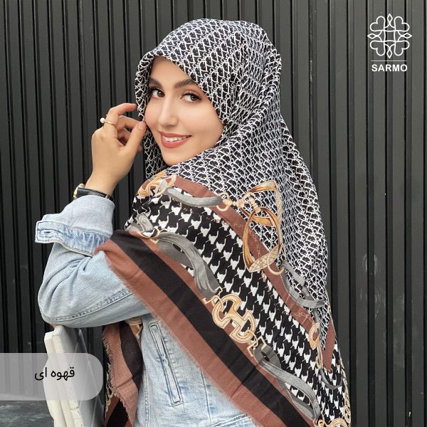 روسری نخ پنبه دیور پیچازی - Image 3