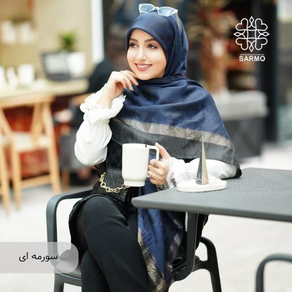 روسری نخ ابریشم رافاگل - Image 5