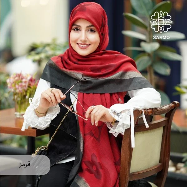 روسری نخ ابریشم رافاگل - Image 7