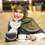 روسری نخ ابریشم رافاگل