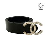 کمربند شنل ۳/۵ سانت نگین دار