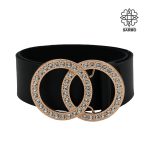 کمربند دوقلو 5 سانت نگین دار