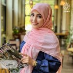 روسری نخ پلیسه اکلیل - Image 8