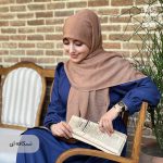 روسری نخ پلیسه اکلیل - Image 9