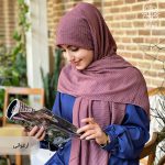 روسری نخ پلیسه اکلیل - Image 7