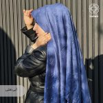 روسری نخ کشمیر آلیس نگین دار - Image 5