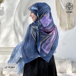 روسری نخ پنبه رنگی - Image 8