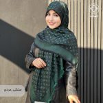 روسری نخ کشمیر آلیس نگین دار - Image 3