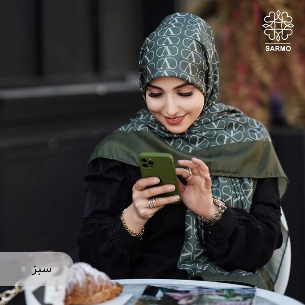 روسری نخ پنبه ولن - Image 9