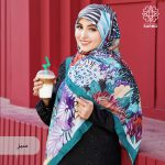 روسری نخ پنبه جنگل - Image 7