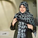 روسری نخ پنبه پلنگی - Image 2