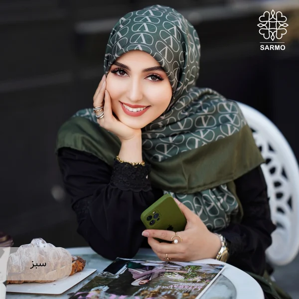 روسری نخ پنبه ولن - Image 8