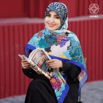 روسری نخ پنبه جنگل