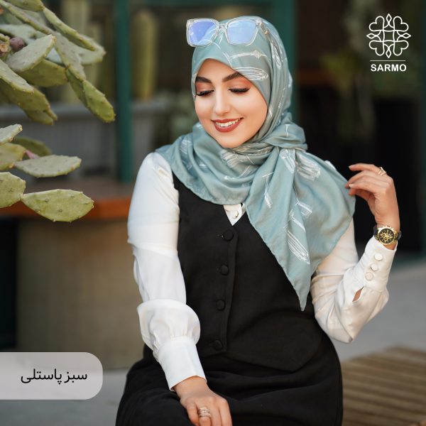 روسری نخ پنبه آریا - تصویر 14