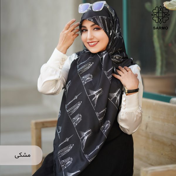 روسری نخ پنبه آریا - تصویر 16
