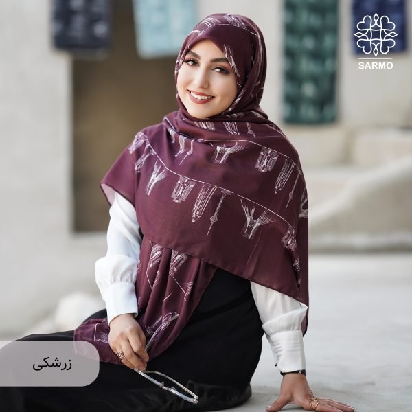 روسری نخ پنبه آریا - تصویر 12