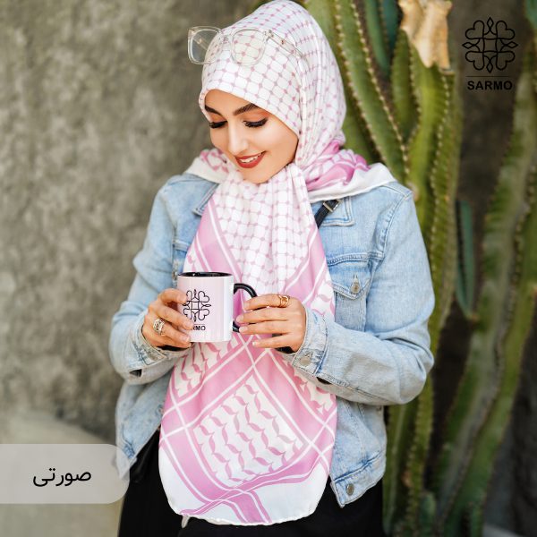 روسری نخ پنبه کوفیا - تصویر 4