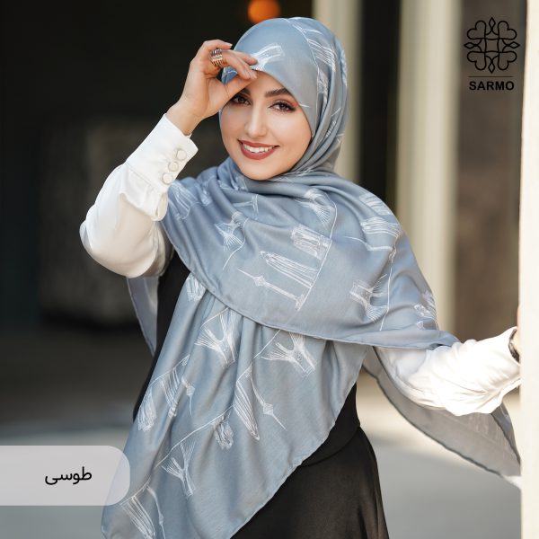 روسری نخ پنبه آریا - تصویر 4