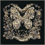 روسری نخ پنبه پروانه - Image 5