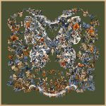 روسری نخ پنبه پروانه - Image 7