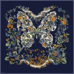 روسری نخ پنبه پروانه - Image 3