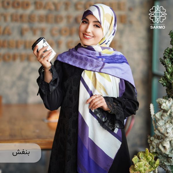 روسری نخ پنبه سارنگ -اقتصادی - تصویر 8