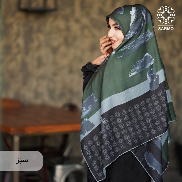 روسری نخ پنبه سارنگ -اقتصادی - تصویر 4