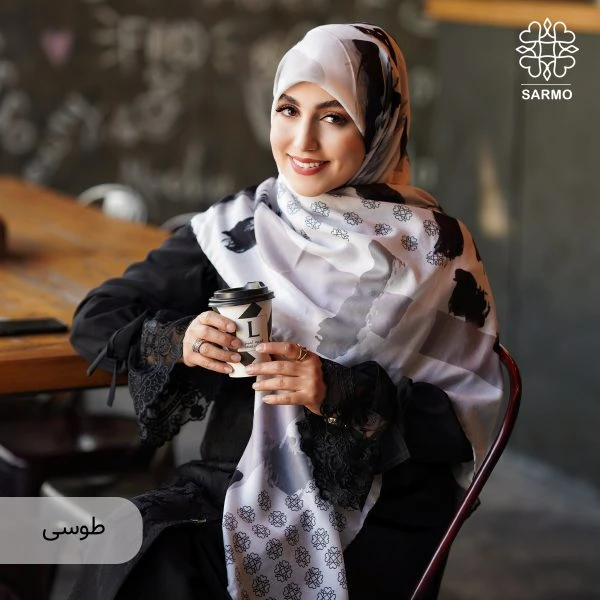 روسری نخ پنبه سارنگ -اقتصادی - تصویر 10