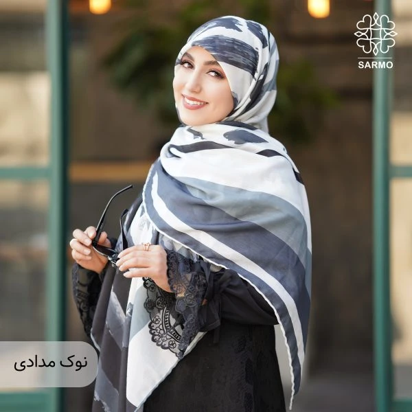 روسری نخ پنبه سارنگ -اقتصادی - تصویر 6