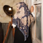 روسری نخ پنبه مگنولیا - Image 3