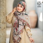 روسری نخ پنبه سیمرغ