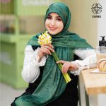 روسری نخ ابریشم یکتا گل