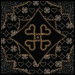 روسری ابریشم کجراه سارمولویی - Image 6