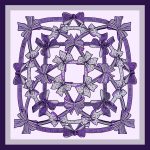 روسری ابریشم کجراه پاپیون - Image 4