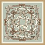 روسری ابریشم کجراه پاپیون - Image 25