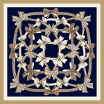 روسری ابریشم کجراه پاپیون - Image 10