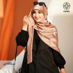 روسری ساتن ابریشم نفیس - Image 6