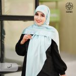 روسری ساتن ابریشم نفیس - Image 5