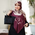 روسری ابریشم کجراه رزالیا - Image 11